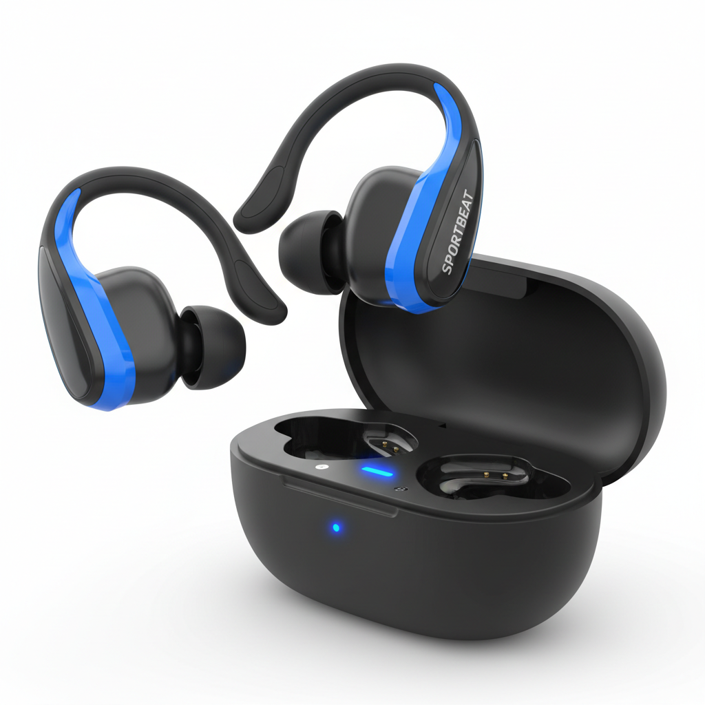Portable Sports Hanging Ear Bluetooth Earphones