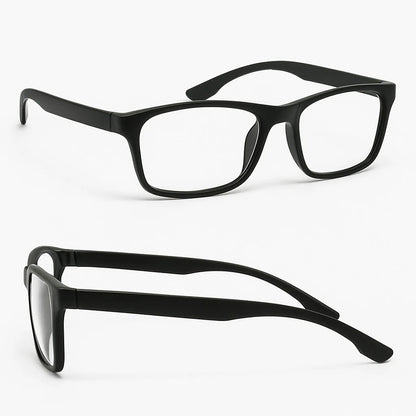 2 PACK Reading Glasses Mens Womens Reading Glasses Square Frame Readers Unisex