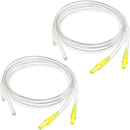 Pump in Style Tubing X4, Spare and Replacement Tubing Compatible with Medela Older Pump in Style Advanced Breast Pump - BPA Free (4 Pc)