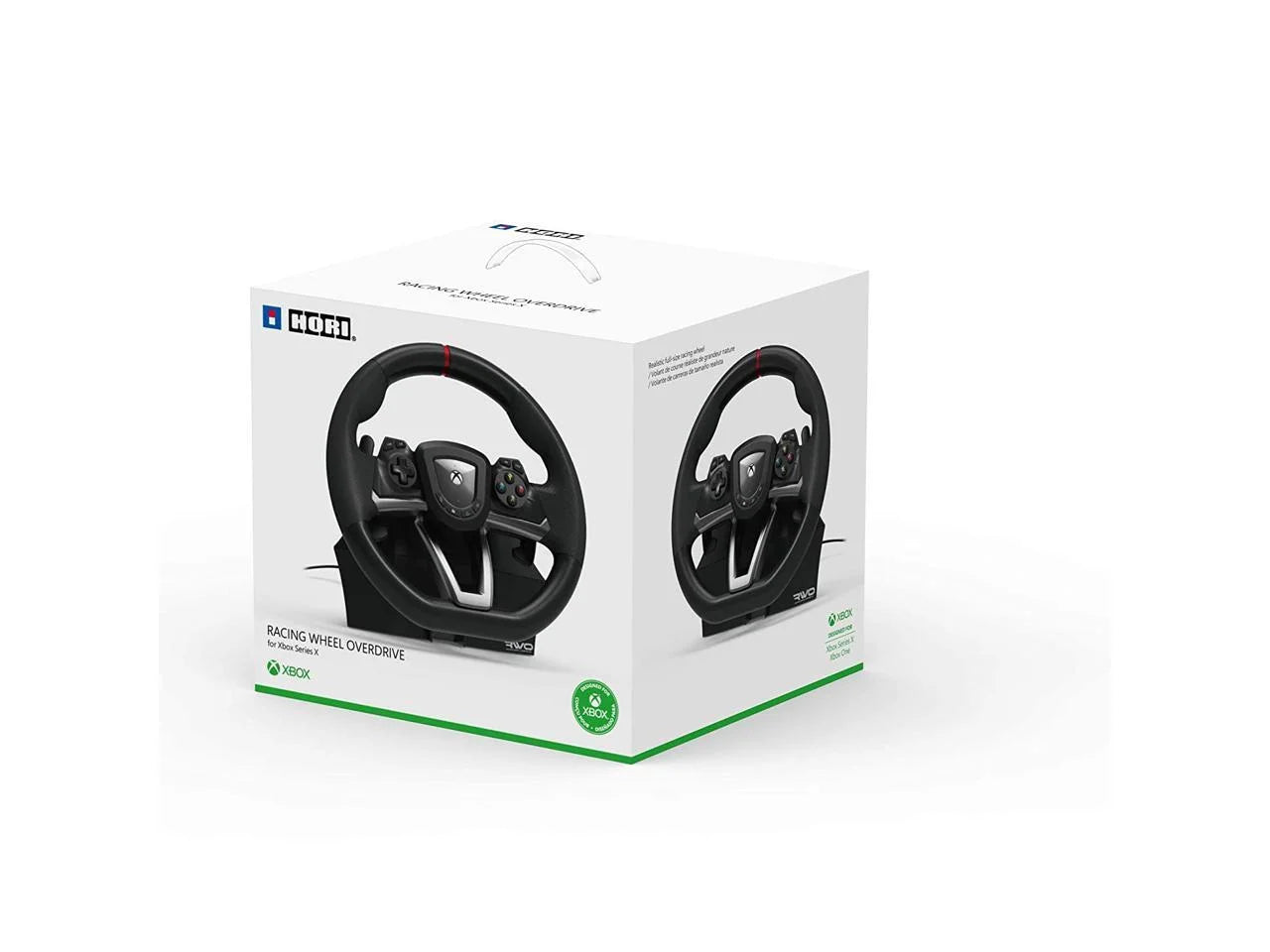 '- Black, Xbox Series X/S and Multi-Platform, Overdrive, Wired Video Game Racing Wheel