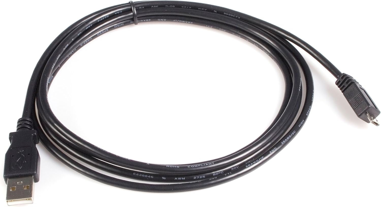 Startech 10Ft/3M USB-A to Micro-B Cable - USB 2.0 - Black (UUSBHAUB10)