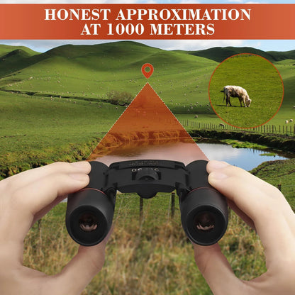 Travel Binoculars 30X60 Wide Field of View Storage Bag for Bird Watching