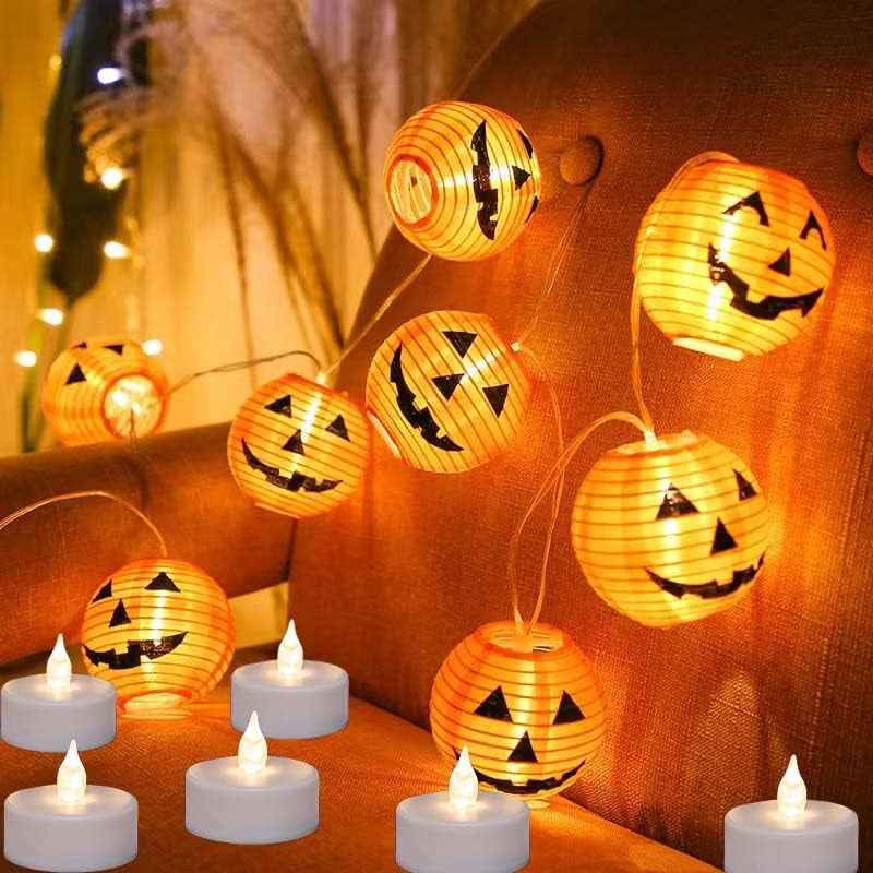Battery Operated LED Tea Lights Flameless Electric Candles 24PACK | Realistic and Bright Holiday Gift Long Lasting 200Hours for Halloween Christmas Festival Celebration Table Decoration