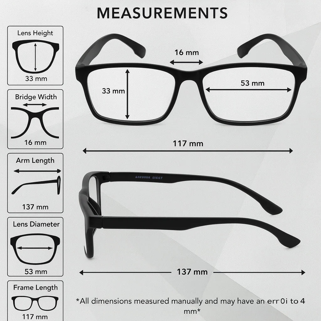 2 PACK Reading Glasses Mens Womens Reading Glasses Square Frame Readers Unisex