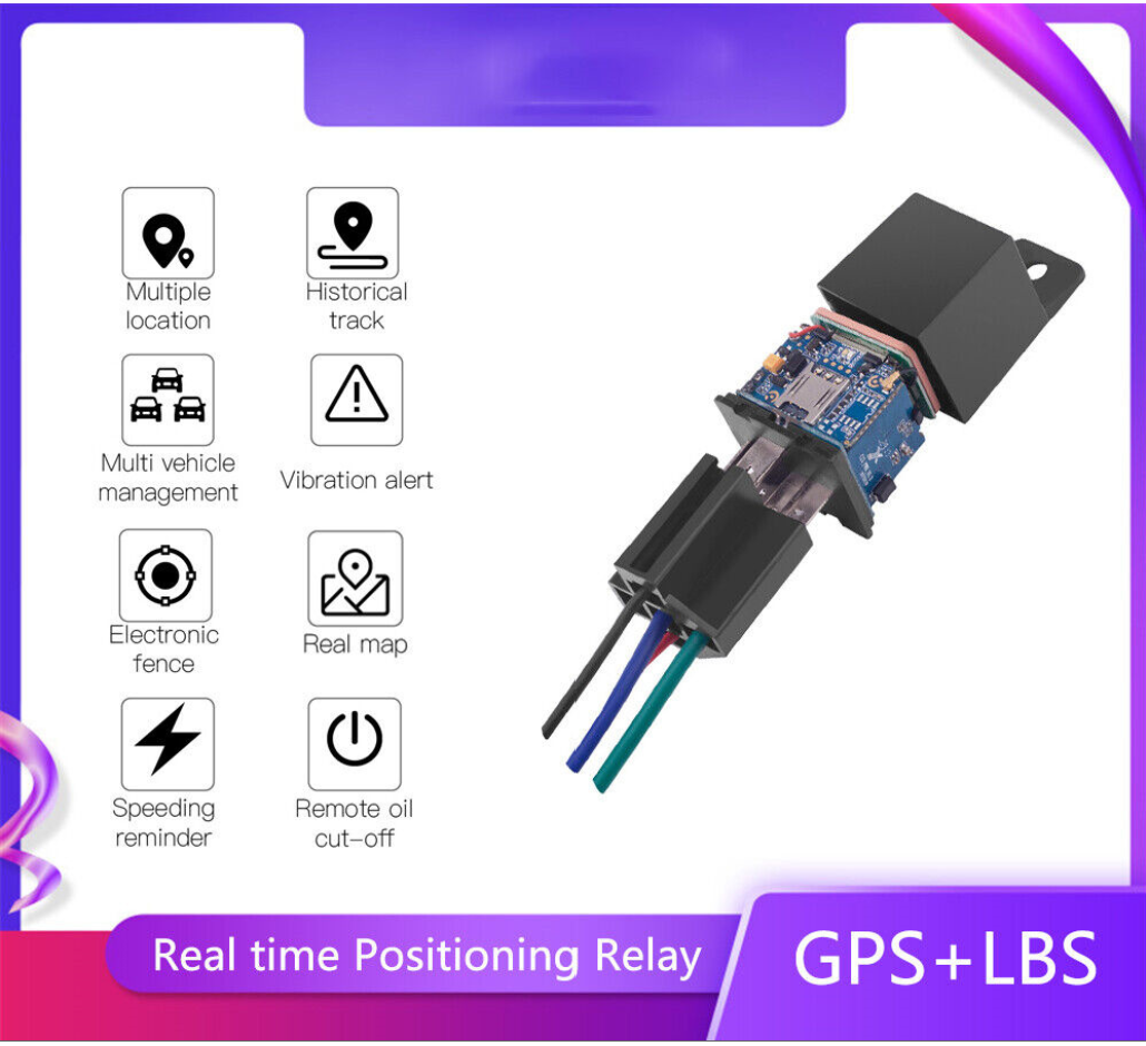 GPS Tracker Real-Time Tracking Locator Device GPRS GSM Car/Motorcycle anti Theft