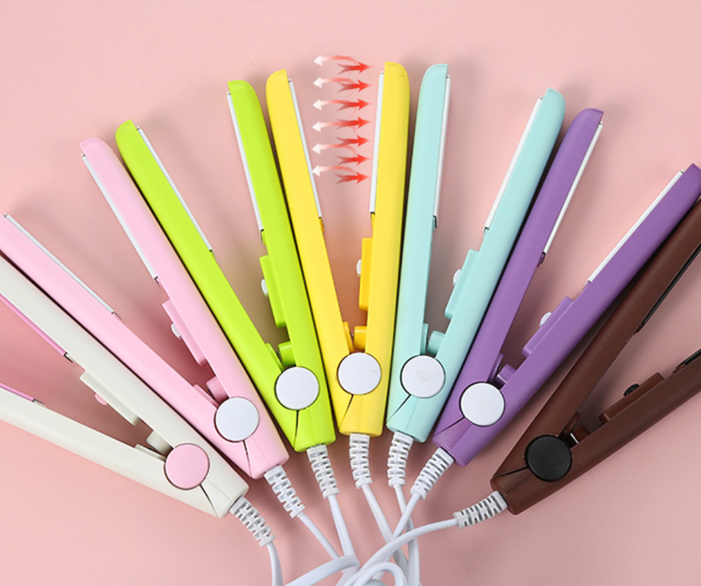 Mini Portable Hair Iron Hair Straightener Curler Professional Hair Irons Ceramic