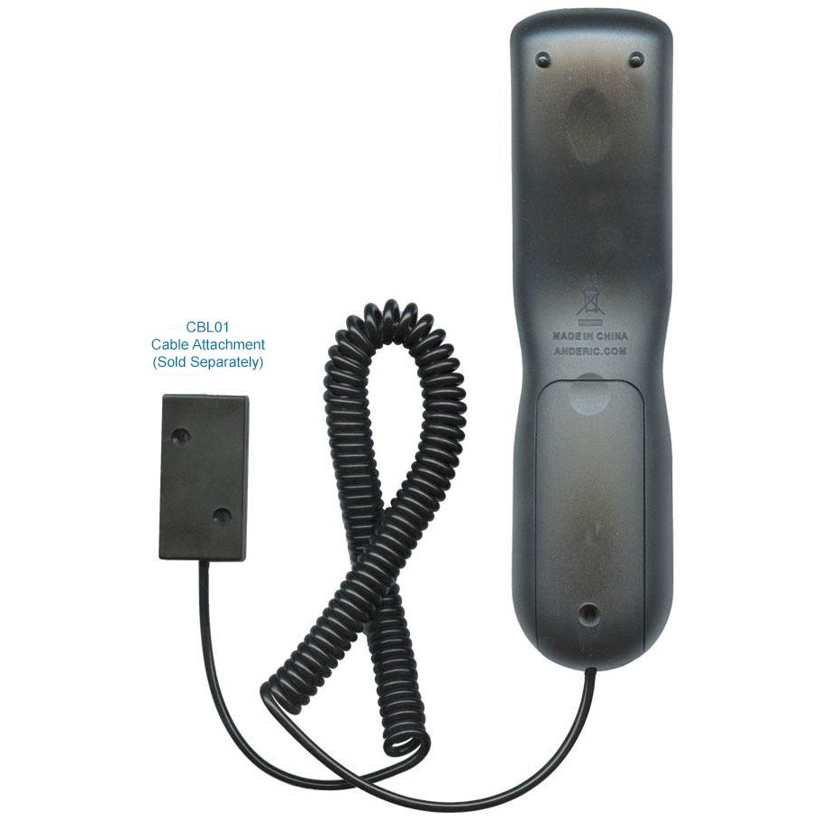 Anderic RRU401.7 4-Device Universal Remote Control with Backlight, Macro and Learning for TV, Cable, Streaming, DVD and more