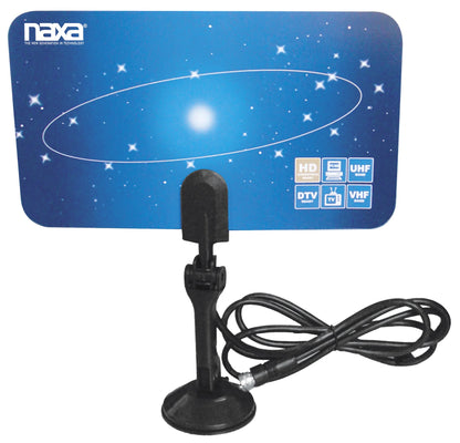 Naxa Ultra-Thin Flat Panel Style Powered Antenna for HDTV and ATSC Digital TV