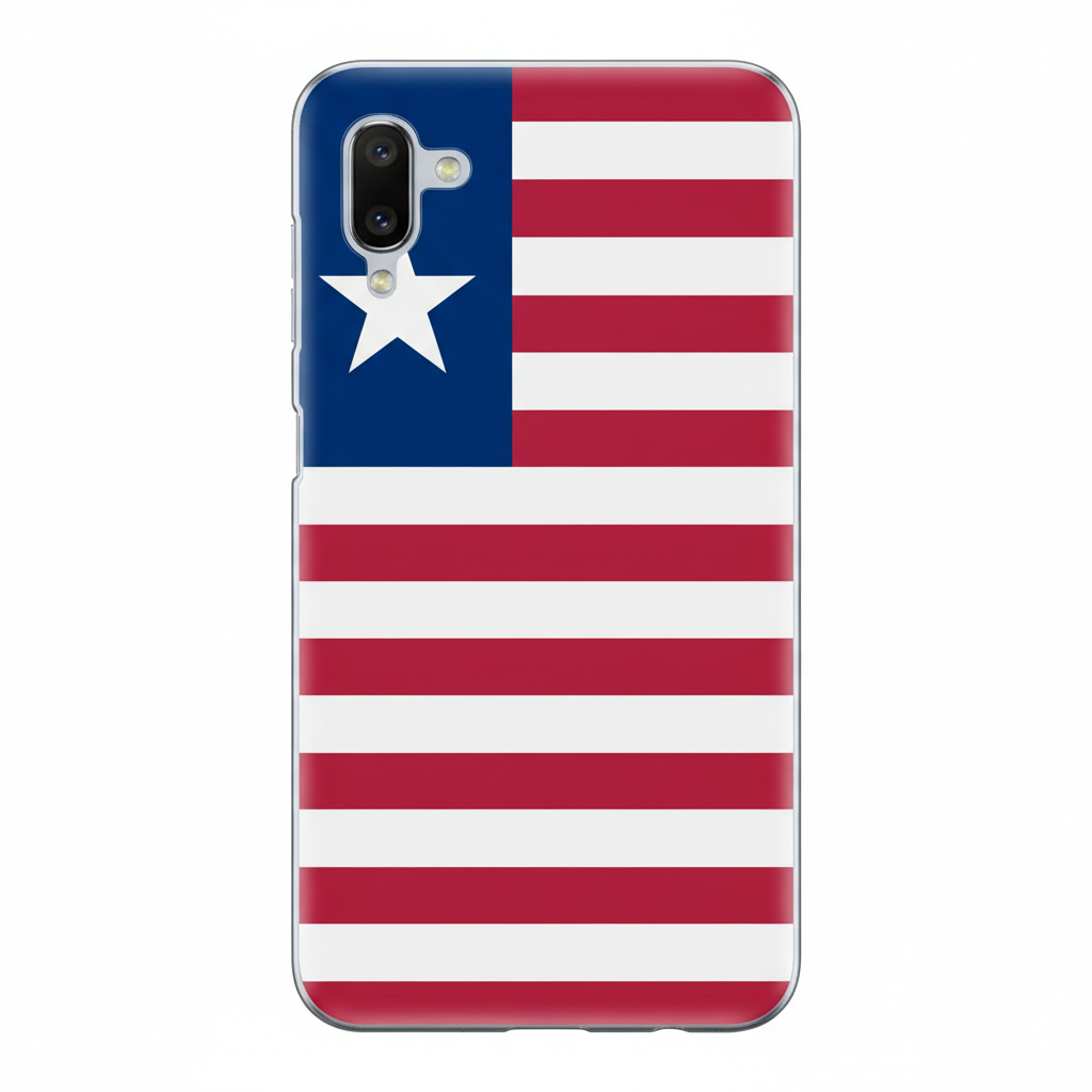 Coque Samsung Drapeau Du Liberia – Étui Souple – Résistant Et Antichoc