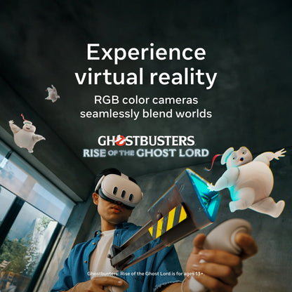 3 512GB | VR Headset — Thirty Percent Sharper Resolution — 2X Graphical Processing Power — Virtual Reality without Wires — Access to 40+ Games with a 3-Month Trial of Meta Horizon+