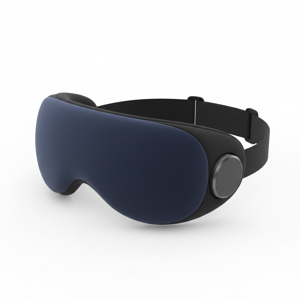 DreamTune 3D: Bluetooth Sleep Mask with Wireless Headset & Adjustable Eye Cover