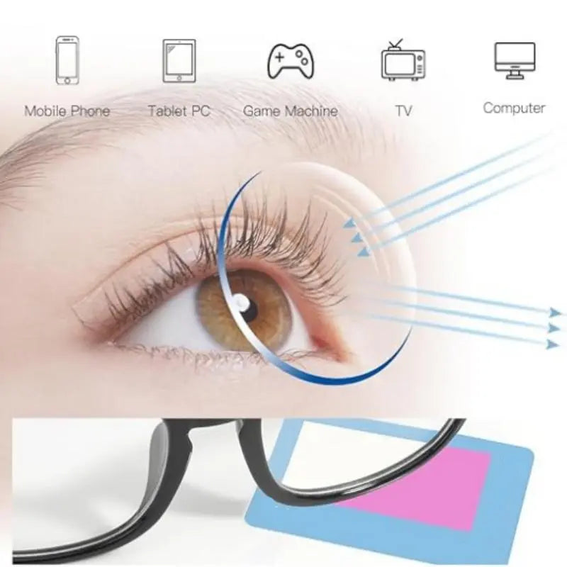 Blue Light Blocking Glasses 99% for Computer & Gaming | anti Eyestrain Glasses with UV Protection | anti Glare Screen Glasses for Office & Streaming,Summer Outifit,Travel Essentials