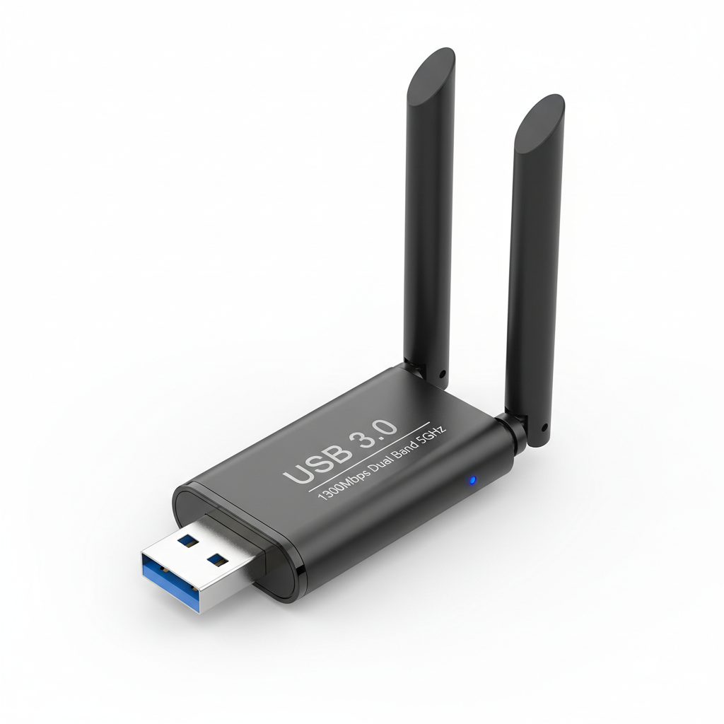 USB 3.0 Wireless WIFI Adapter 1300Mbps Long Range Dongle Dual Band 5Ghz Network